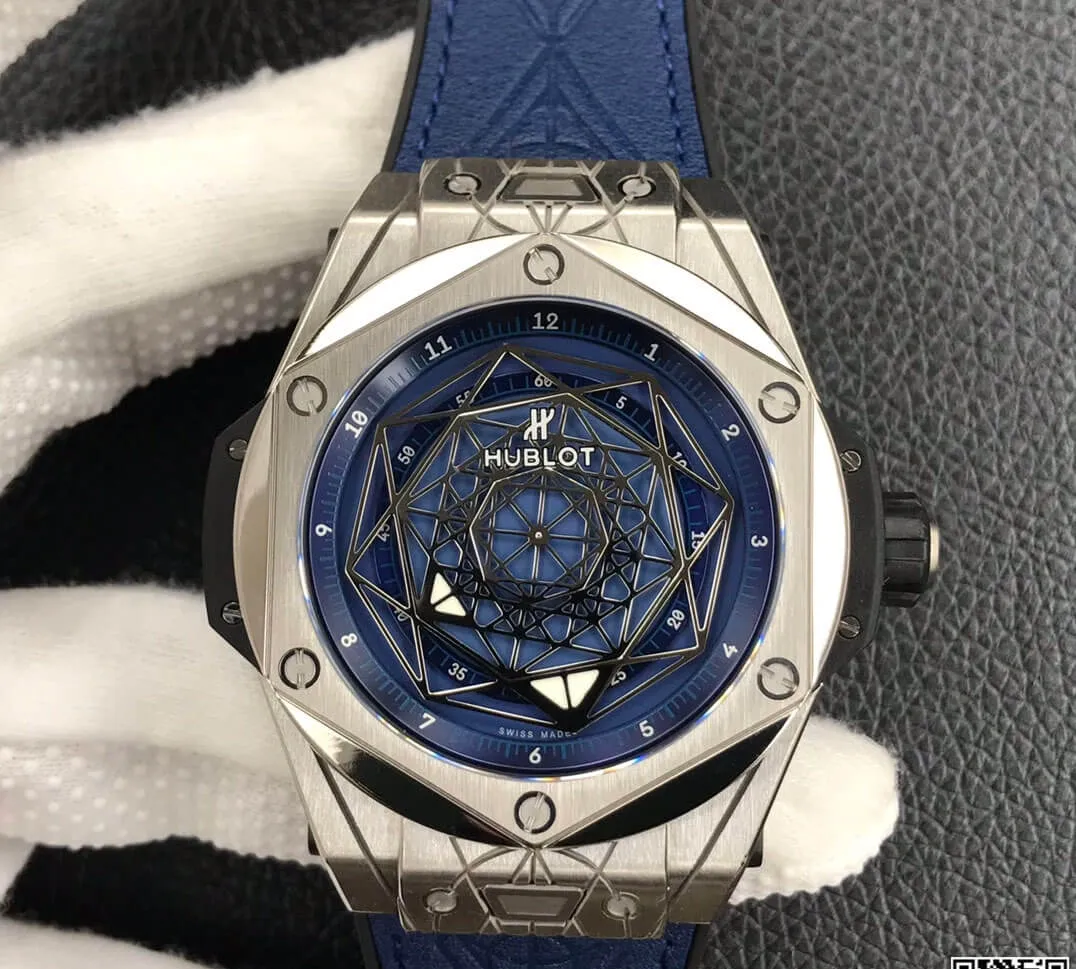 Hublot Big Bang 415.NX.7179.VR.MXM18 WWF Factory 1:1 Best Edition Replica Watch Blue Strap